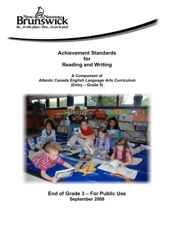 Reading and Writing Achievement Standards Curriculum