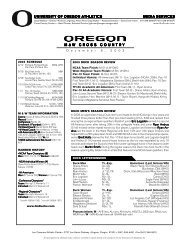 the 2003 Oregon XC Year-End Release (PDF) - GoDucks.com