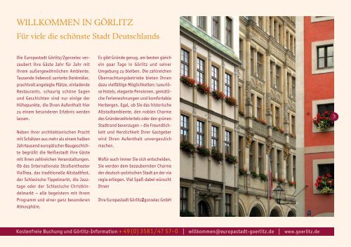 Gastgeberverzeichnis 2013 mit Hotels, Pensionen - Görlitz