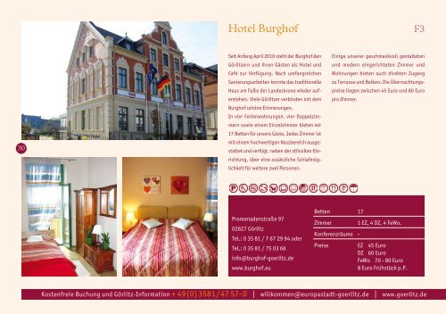 Gastgeberverzeichnis 2013 mit Hotels, Pensionen - Görlitz