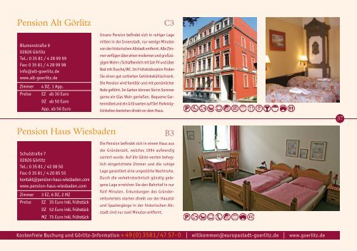 Gastgeberverzeichnis 2013 mit Hotels, Pensionen - Görlitz