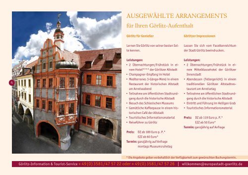 Gastgeberverzeichnis 2013 mit Hotels, Pensionen - Görlitz