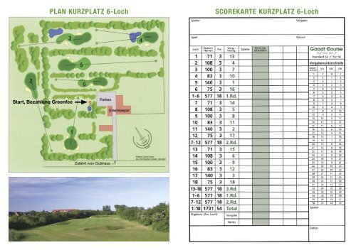 Wettspielkalender 2010 - Golf-Club Sylt