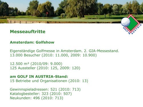 Deutschland: Profil Golfer - Golf in Austria