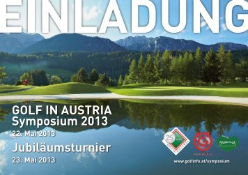 6. Golf in Austria-Symposiums
