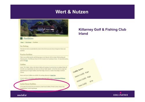 Sein Vortrag zum Download! - Golf in Austria