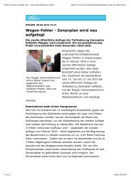 Neue Luzerner Zeitung AG - zisch ... - Golfplatz Meggen