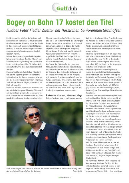 Golfclub - Golf Nordhessen