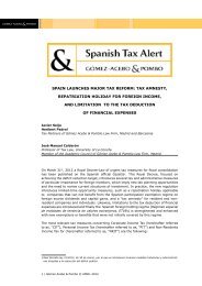 spain launches major tax reform: tax amnesty, repatriation holiday ...