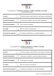 La ponctuation(1) La ponctuation(1) - Gomme & Gribouillages