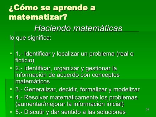 ppt desarrollo de la competencia matemática