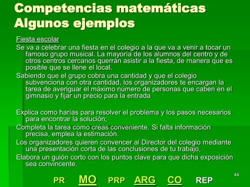 competencia matemática