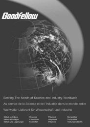 un sommaire PDF de tous les produits sans prix - Goodfellow