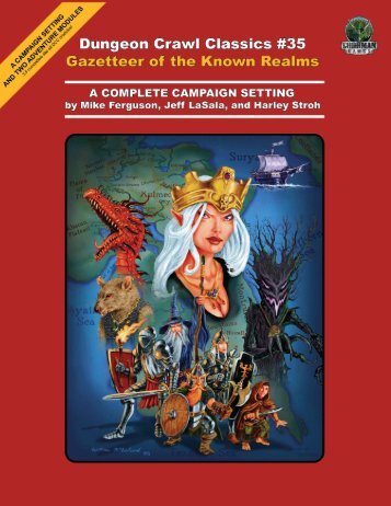 DCC #35: Gazetteer of the Known Realms - Goodman Games