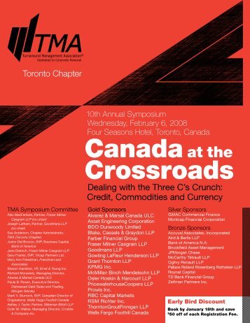 Canadaat the Crossroads - Goodmans
