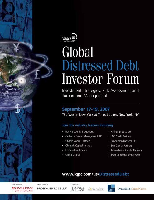 IQPC-NY Global Distressed Debt 15.0 - Goodmans