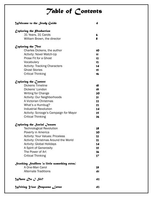 A Christmas Carol Study Guide.indd - Goodman Theatre