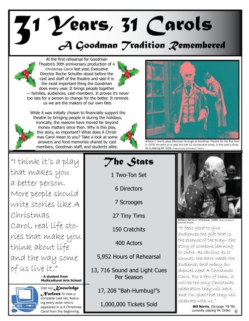 A Christmas Carol Study Guide.indd - Goodman Theatre