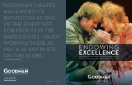 View the Endowing Excellence Brochure - Goodman Theatre