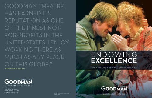 View the Endowing Excellence Brochure - Goodman Theatre