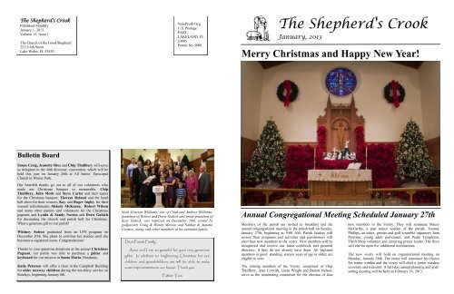 January 2013 newsletter.pdf - Church of the Good Shepherd