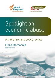 Spotlight on Economic Abuse: a Literature and Policy Review