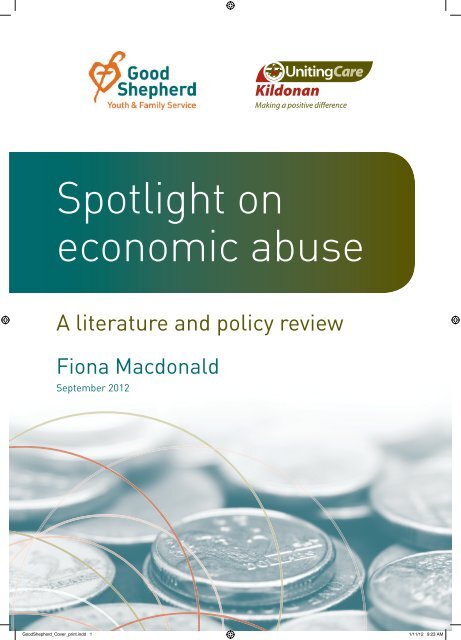 Spotlight on economic abuse - Good Shepherd Youth & Family ...