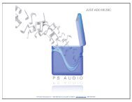 PS Audio International, Inc - Goodwin's High End