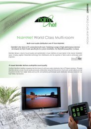 NaimNet World Class Multi-room - Goodwin's High End