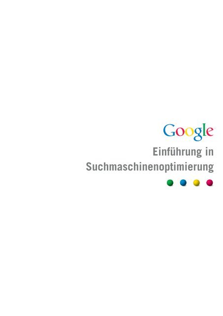 Einführung in Suchmaschinenoptimierung - Google