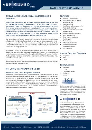 Datenblatt ARP-GUARD - GORDION