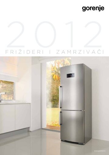 Pdf katalog: Gorenje Frižideri i zamrzivaći 2012