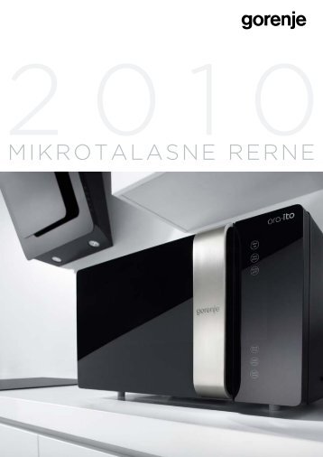 Pdf katalog: Gorenje Mikrotalasne rerne 2010