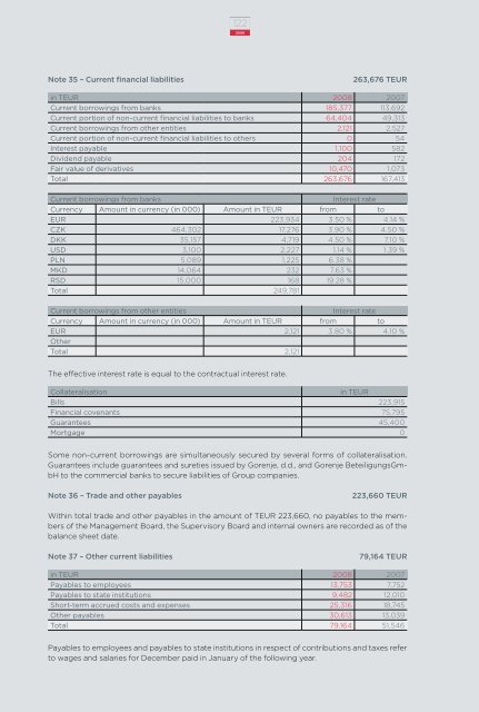 ANNUAL REPORT 2008 - Gorenje Group