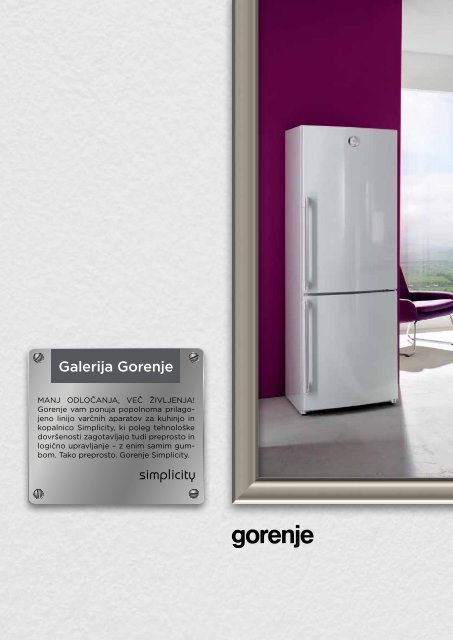 Pdf katalog: Galerija Gorenje - Gorenje Group