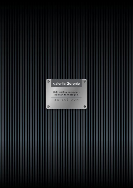 Pdf katalog: Galerija Gorenje - Gorenje Group