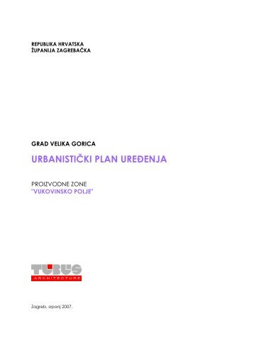 URBANISTI?KI PLAN URE?ENJA - Grad Velika Gorica