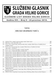 Sluzbeni glasnik GVG 9.indd - Grad Velika Gorica