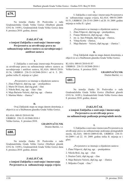 Sluzbeni glasnik GVG 9.indd - Grad Velika Gorica