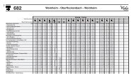 Fahrplan Linie 682 - Gorxheimertal