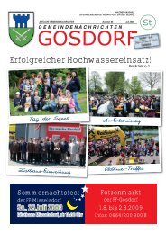 Ausgabe Juni 2009 - Gosdorf