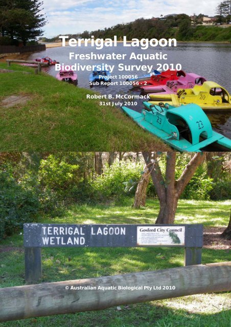 Terrigal Lagoon Catchment Aquatic Survey Final Report (PDF File ...