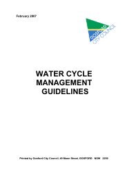 Water Cycle Management Guidelines for DCP 165 - Gosford City ...