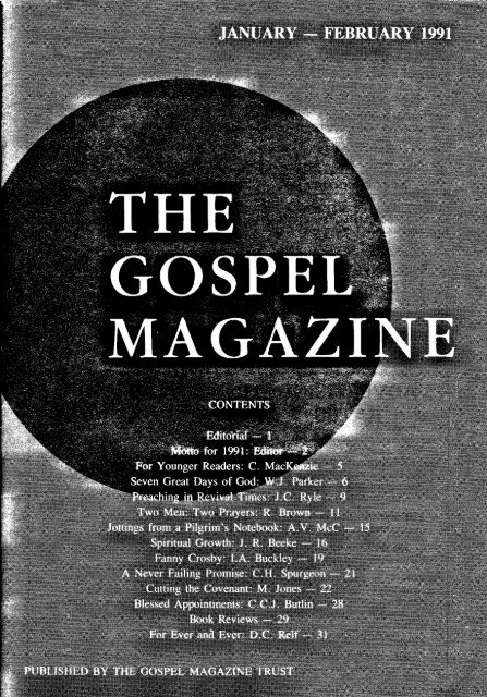 January-February - The Gospel Magazine