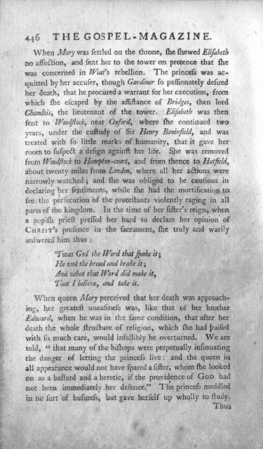 October 1766 - The Gospel Magazine