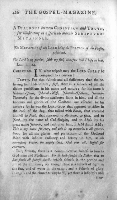 October 1766 - The Gospel Magazine