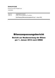 FINANZIERUNG DES GEMEINDEHAUSHALTES - Gemeinde Gossau