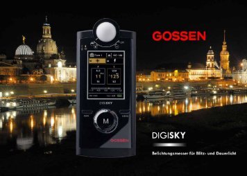 technische Daten Gossen DigiSky - blende7