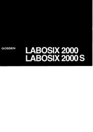 Labosix 2000/2000S (740 kb) - GOSSEN Foto