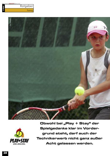 Obwohl bei „Play + Stay“ - gotennis - Erfolgreicher Tennis spielen